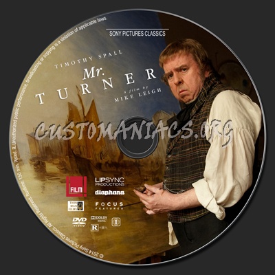 Mr. Turner dvd label