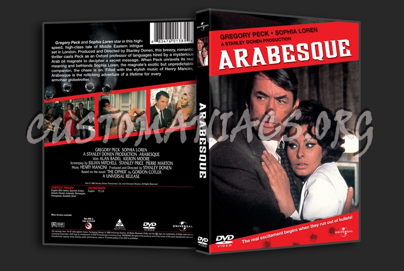 Arabesque dvd cover