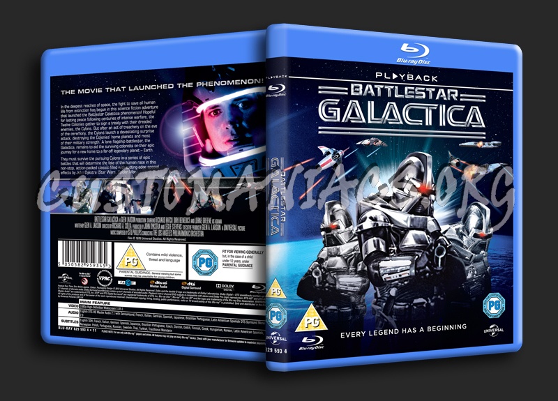 Battlestar Galactica blu-ray cover