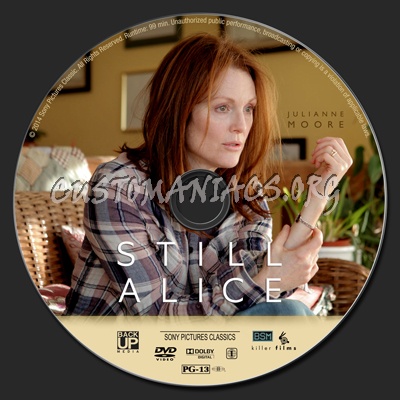 Still Alice dvd label