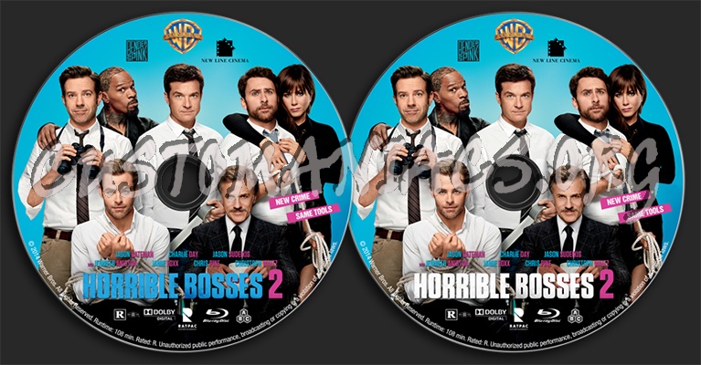 Horrible Bosses 2 blu-ray label