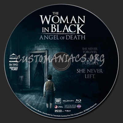 The Woman In Black Angel Of Death blu-ray label