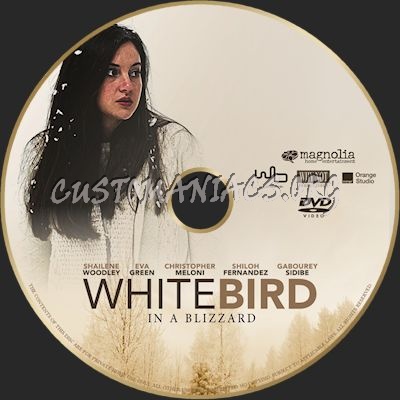 White Bird in a Blizzard dvd label