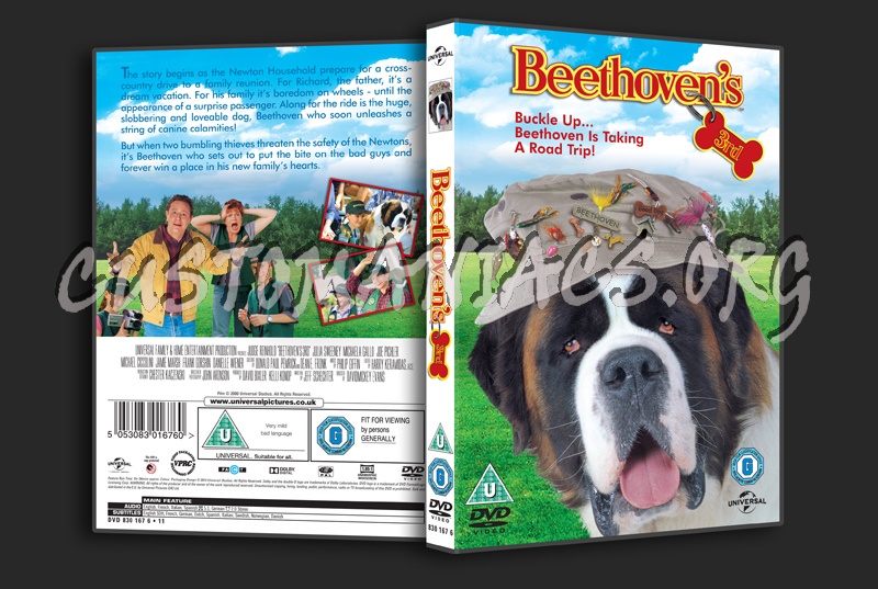 Beethoven's 3rd dvd cover - DVD Covers & Labels by Customaniacs, id ...