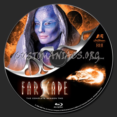 Farscape Season 2 blu-ray label