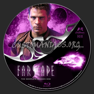 Farscape Season 1 blu-ray label