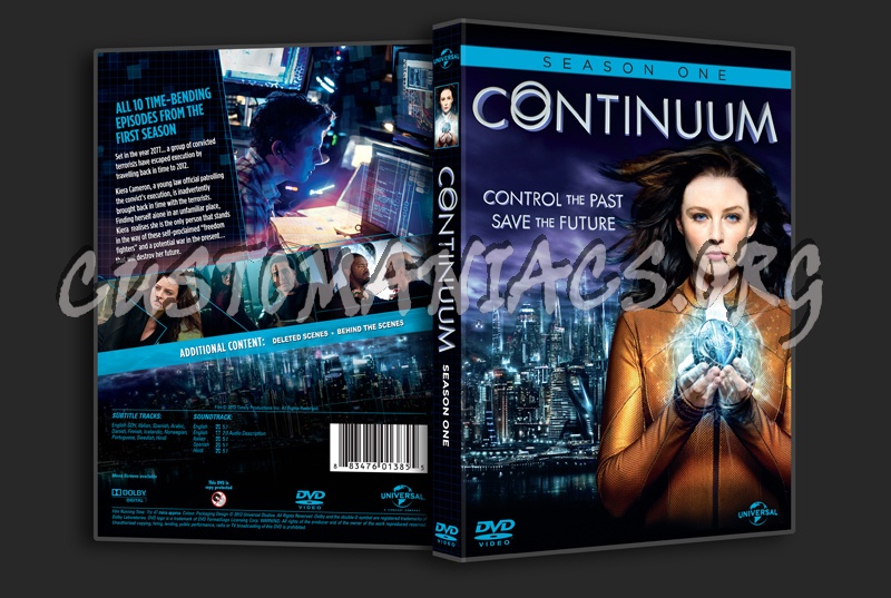 Continuum Season 1 dvd cover