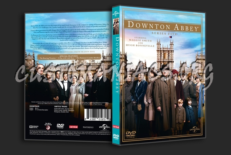 Downton Abbey Series 5 dvd cover