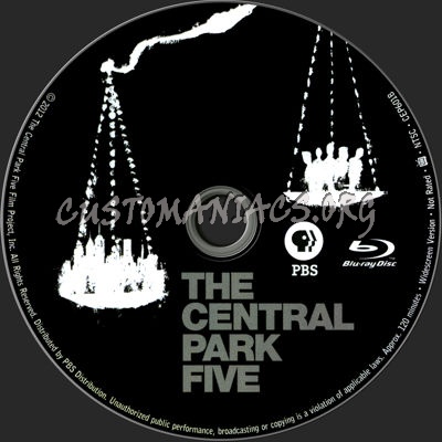 The Central Park Five blu-ray label