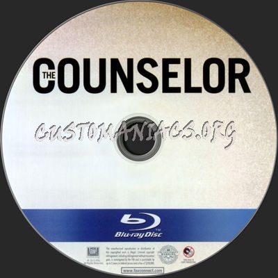 The Counselor blu-ray label