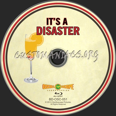 It's a Disaster blu-ray label