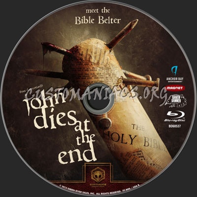 John Dies at the End blu-ray label