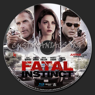 Fatal Instinct (2014) blu-ray label