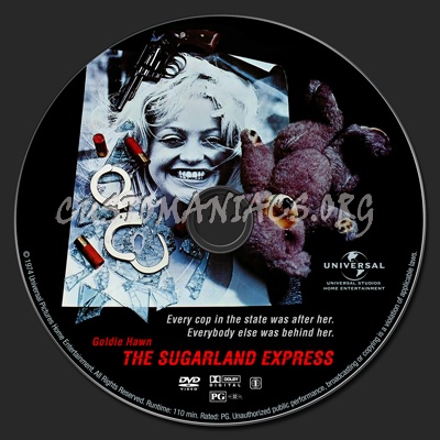 The Sugarland Express dvd label