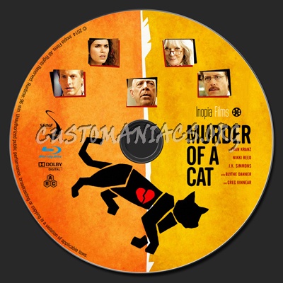 Murder of a Cat blu-ray label