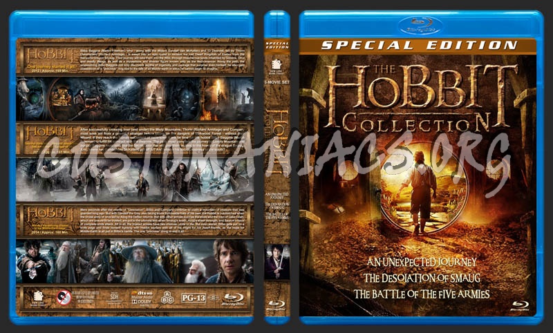 The Hobbit Collection blu-ray cover