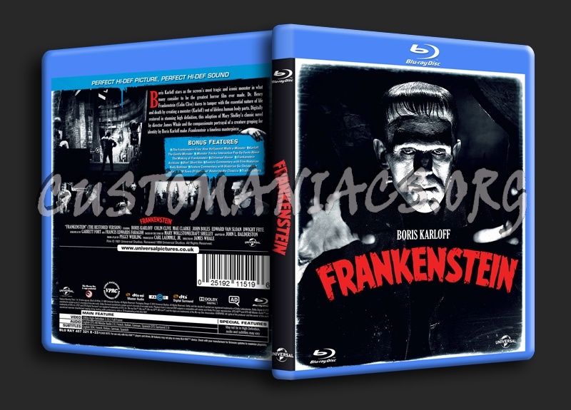 Frankenstein blu-ray cover