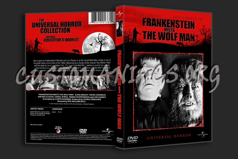 Frankenstein Meets the Wolf Man dvd cover