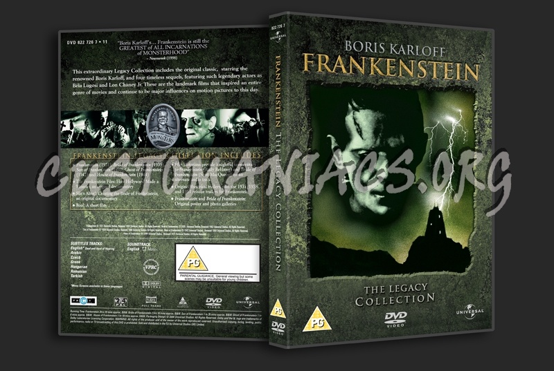 Frankenstein The Legacy Collection dvd cover