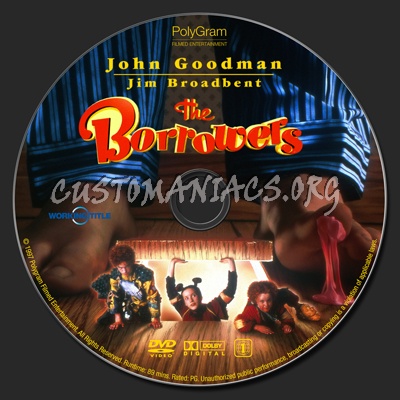 The Borrowers dvd label