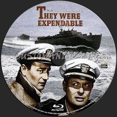 They were Expendable blu-ray label