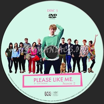 Please Like Me (Season 2) dvd label