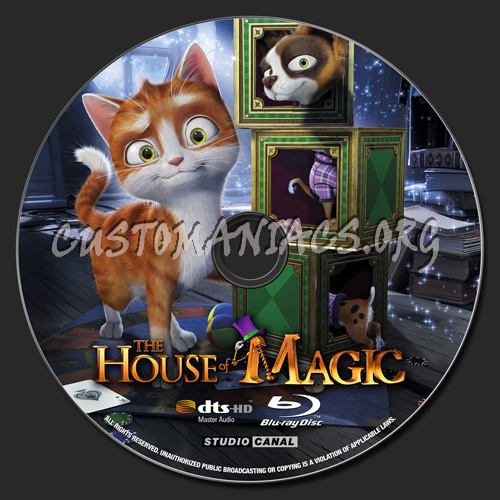 The House Of Magic blu-ray label