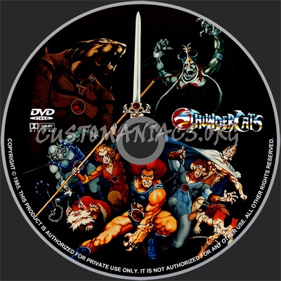 ThunderCats dvd label