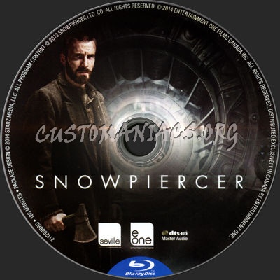 Snowpiercer blu-ray label