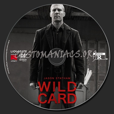 Wild Card (2014) dvd label