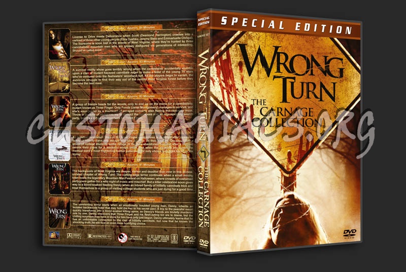 Wrong Turn: The Carnage Collection dvd cover