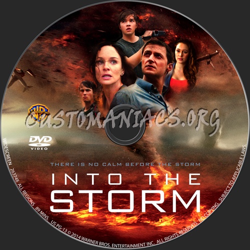 Into the Storm dvd label