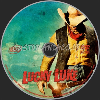 Lucky Luke (2009) dvd label