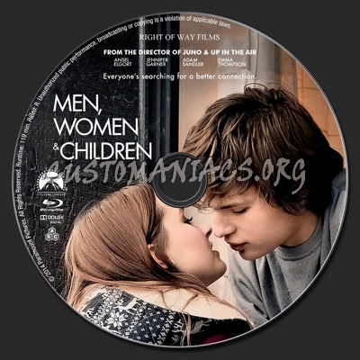 Men, Women & Children blu-ray label