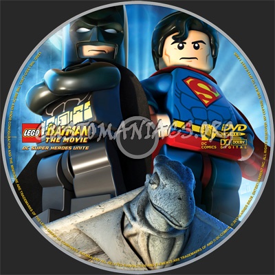 LEGO Batman The Movie DC Super Heroes Unite 2013 dvd label