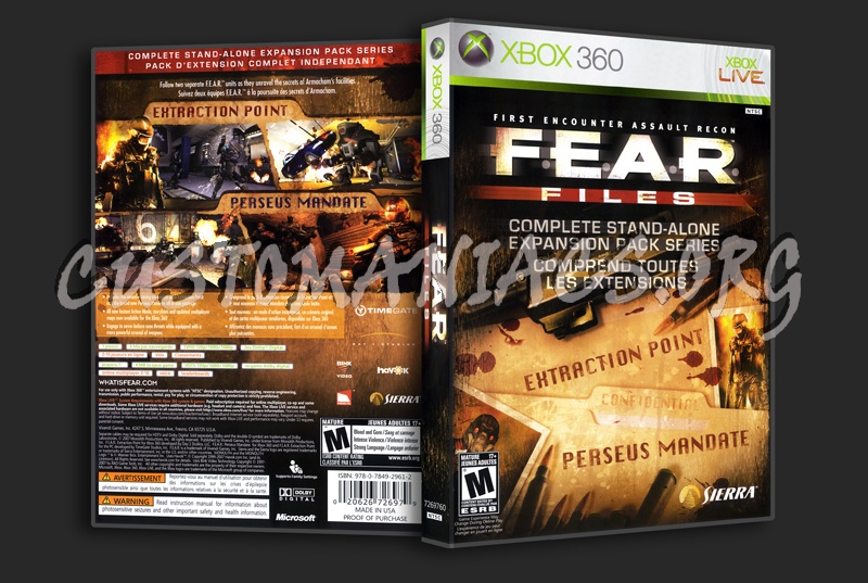 FEAR Files dvd cover