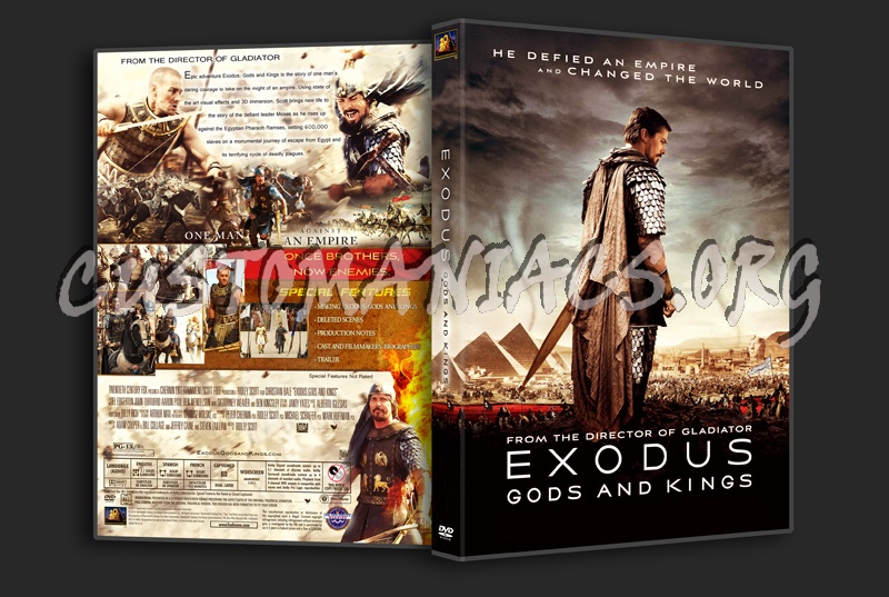 Exodus Gods and Kings dvd cover