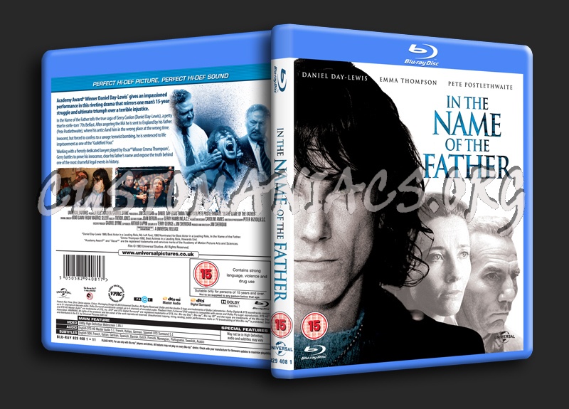 In the Name of the Father blu-ray cover