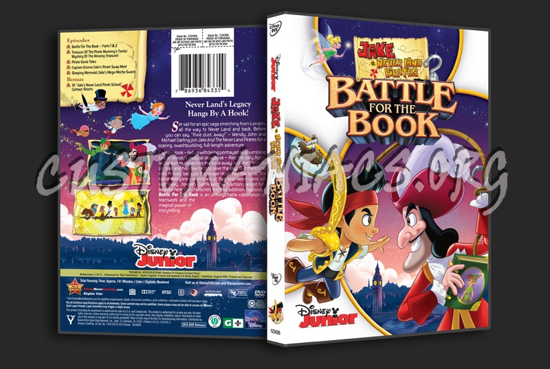 Jake and the Neverland Pirates Battle For the Book dvd cover