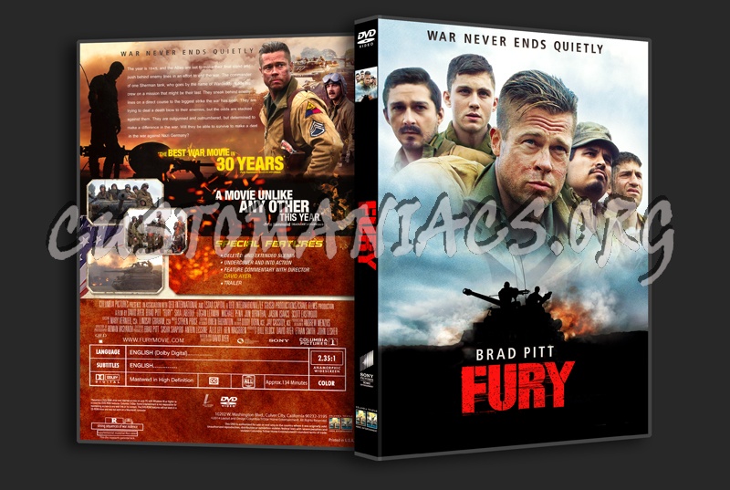 Fury dvd cover