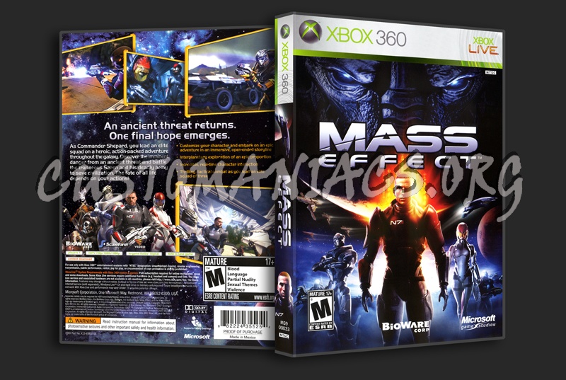 Mass Effect dvd cover