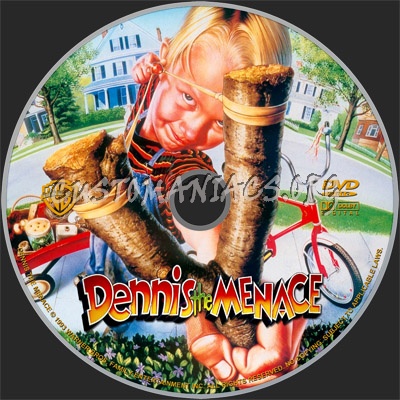 Dennis the Menace (1993) dvd label