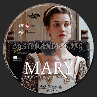Mary Queen of Scots blu-ray label