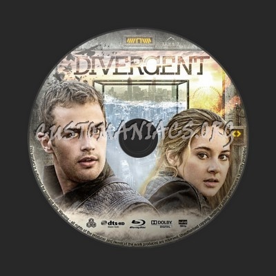 Divergent blu-ray label