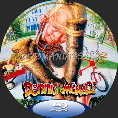 Dennis the Menace (1993) dvd label