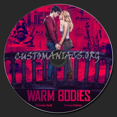 Warm Bodies blu-ray label