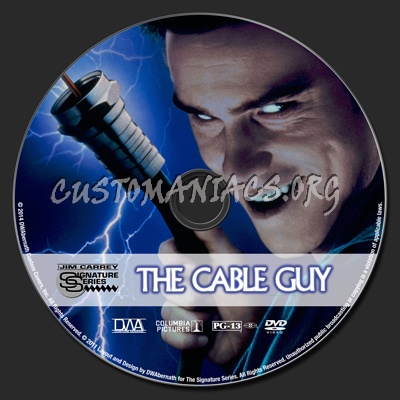 The Cable Guy dvd label