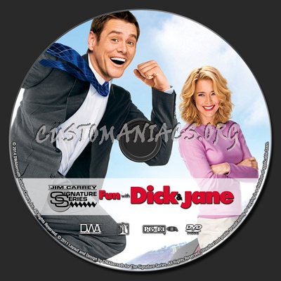 Fun with Dick and Jane dvd label