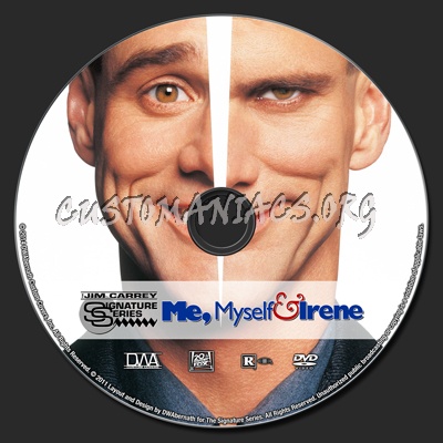 Me, Myself & Irene dvd label