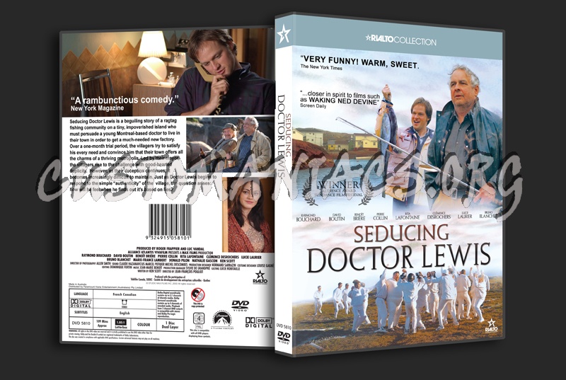 Seducing Doctor Lewis dvd cover